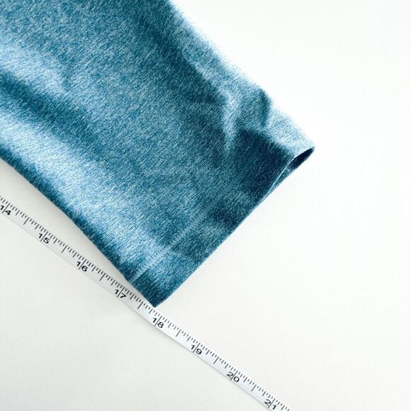 Puma Womens Leggings Cropped Power Shaped Stretch Waist Teal Heather S NWT - Picture 9 of 10